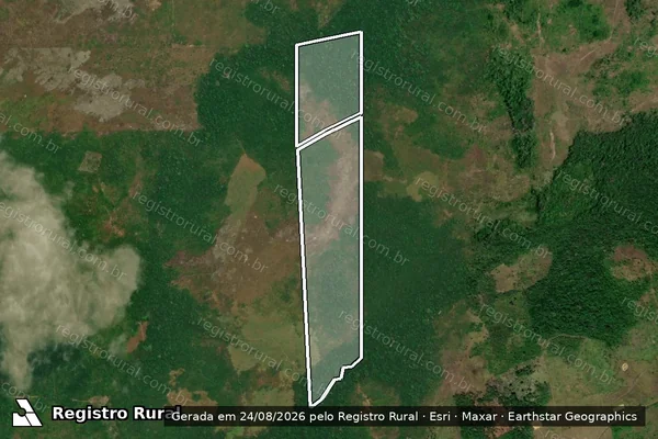 Imagem de satélite de SÍTIO BARRO VERMELHO em LUÍS DOMINGUES - MA