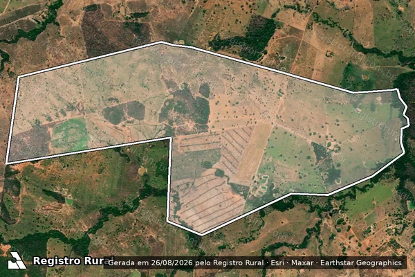 Imagem de satélite de FAZENDA CANTO DE AREIA em SÍTIO NOVO - MA