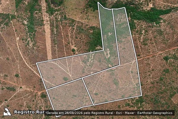 Imagem de satélite de Fazenda Rosario Negro em RIACHÃO - MA