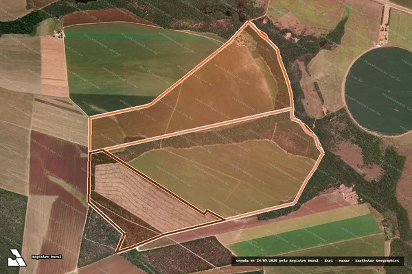 Imagem de satélite de FAZENDA ESTIVA - PARTE 02 em RIACHÃO - MA