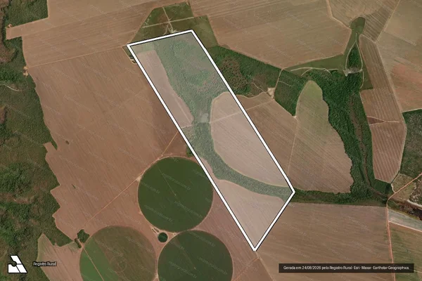 Imagem de satélite de Gleba Salina em BALSAS - MA