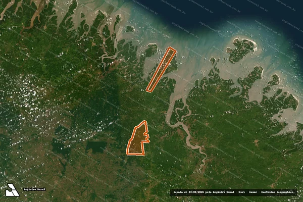 Imagem de satélite de FAZENDA TUCUMA em TURIAÇU - MA