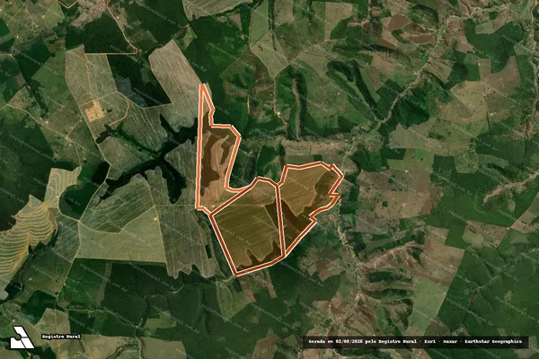 Imagem de satélite de FAZENDA LAGO DA PEDRA em LAGO DA PEDRA - MA