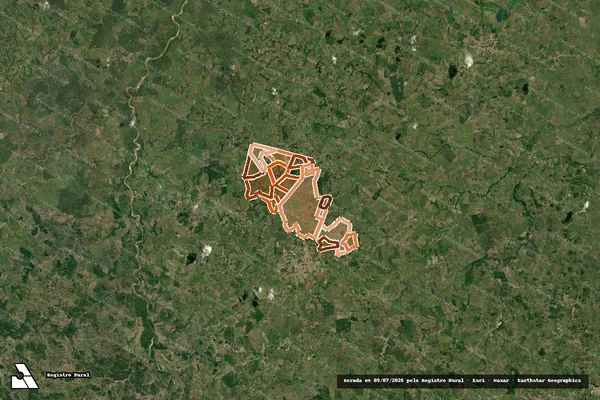 Imagem de satélite de Fazenda Cristina em VITORINO FREIRE - MA