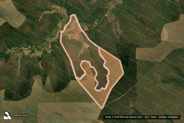 Imagem de satélite de FAZ FLORESBELA PARTE I E PARTE II em MIRADOR - MA