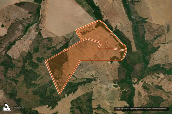 Imagem de satélite de FAZENDA SAO BENEDITO em BALSAS - MA