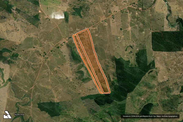 Imagem de satélite de FAZENDA SANTO ANTONIO em SÃO FRANCISCO DO BREJÃO - MA