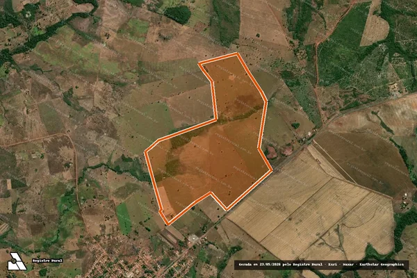 Imagem de satélite de Fazenda Santa Maria em LAJEADO NOVO - MA