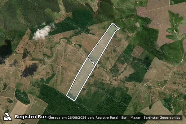 Imagem de satélite de Faz Santa Tereza em AÇAILÂNDIA - MA