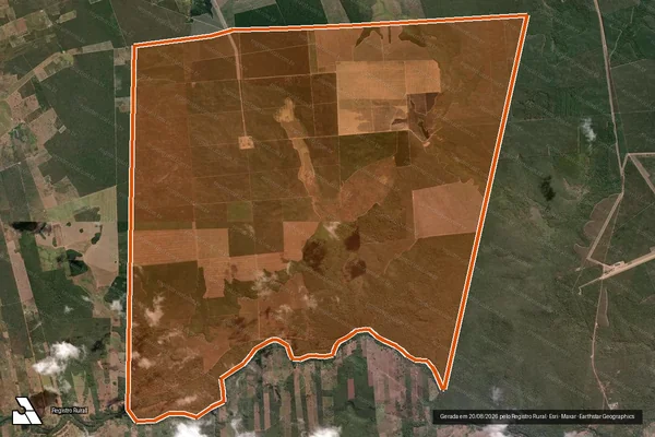 Imagem de satélite de FAZENDA SIBÉRIA em GRAJAÚ - MA