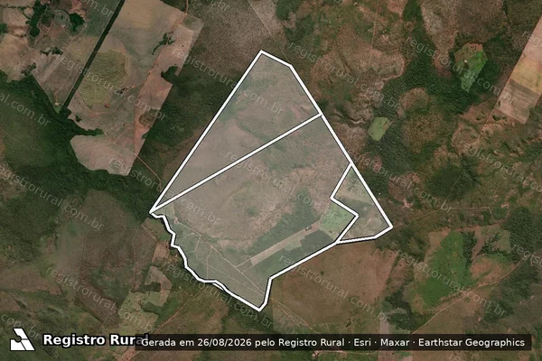 Imagem de satélite de FAZENDA BOA FÉ em GRAJAÚ - MA