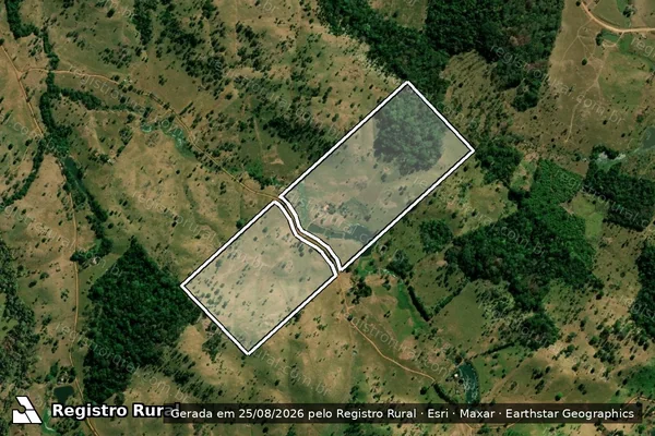 Imagem de satélite de Sitio Nova Vida em OURO PRETO DO OESTE - RO