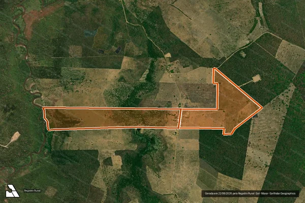Imagem de satélite de FAZENDA UNIÃO em BURITI BRAVO - MA