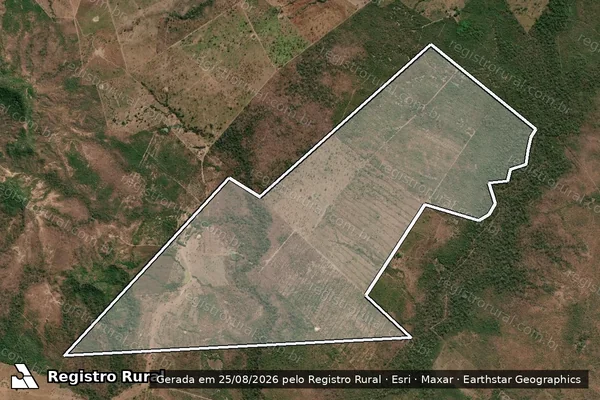 Imagem de satélite de Fazenda Bom Estar em CAROLINA - MA