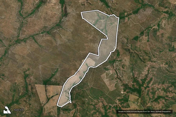 Imagem de satélite de FAZENDA BRAVAS em SÃO RAIMUNDO DAS MANGABEIRAS - MA