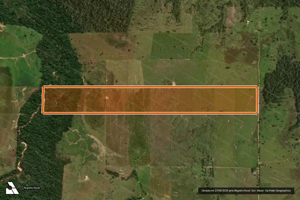 Imagem de satélite de FAZENDA SONHO DOURADO em ALVORADA D'OESTE - RO