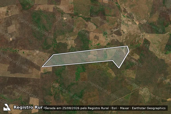 Imagem de satélite de Morrinhos em CARAÚBAS DO PIAUÍ - PI