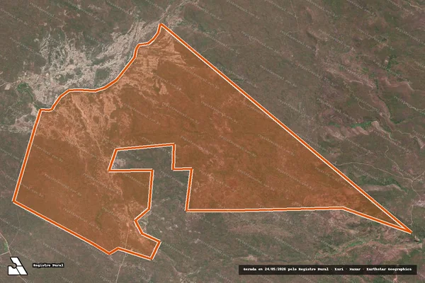 Imagem de satélite de FAZENDA MORRINHOS em SÃO JOÃO DA FRONTEIRA - PI