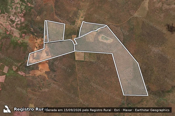 Imagem de satélite de Fazenda Guaramiranga em ITAUEIRA - PI