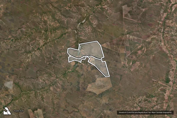 Imagem de satélite de FAZENDA CAICARA em LANDRI SALES - PI