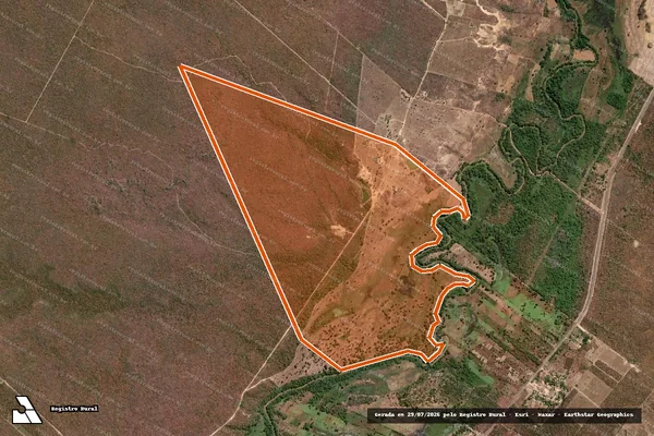 Imagem de satélite de FAZENDA PINTADA I em ALVORADA DO GURGUÉIA - PI
