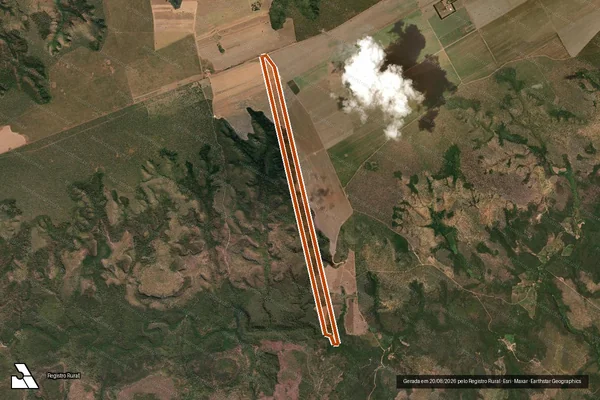 Imagem de satélite de Faz. Bom Lugar em RIBEIRO GONÇALVES - PI