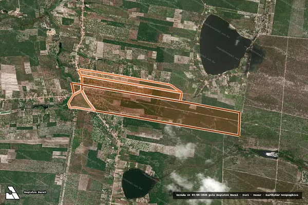 Imagem de satélite de FAZENDA LAGOA DANTA em ACARAÚ - CE