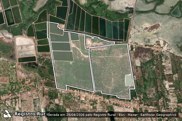Imagem de satélite de Fazenda Gamboa da Arpoeira em ACARAÚ - CE