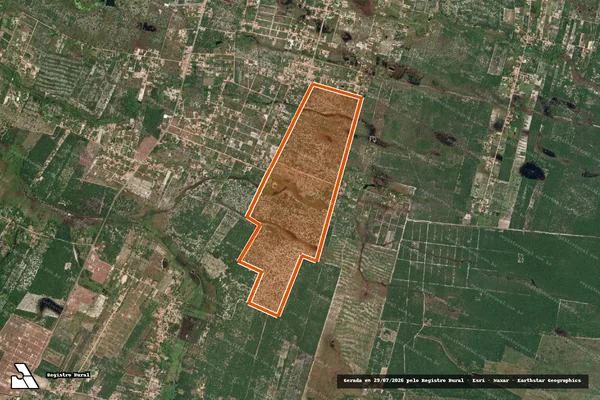 Imagem de satélite de FAZENDA CACIMBÃO em PARACURU - CE