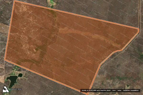 Imagem de satélite de FAZENDA RIACHO DO MEIO E PAJEÚ em PENTECOSTE - CE