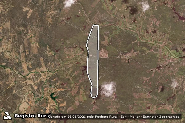 Imagem de satélite de Fazenda Santana em BOA VIAGEM - CE
