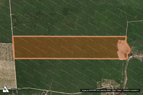 Imagem de satélite de SITIO ENCONTRO DA NATUREZA em FORTIM - CE