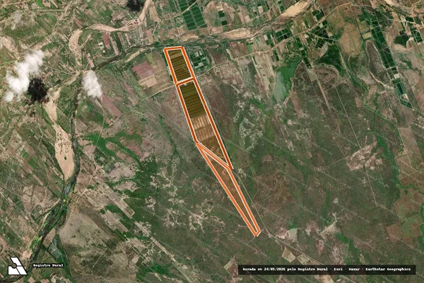 Imagem de satélite de Sitio Campo Limpo em JAGUARUANA - CE