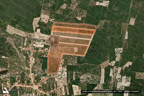 Imagem de satélite de SITIO SANTA TEREZA em ARACATI - CE
