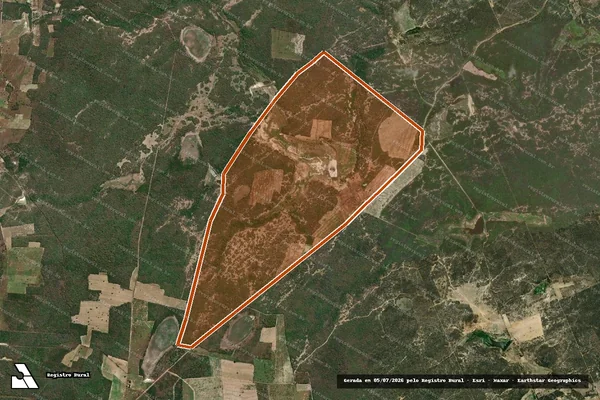 Imagem de satélite de FAZENDA PEIXE em IBICUITINGA - CE
