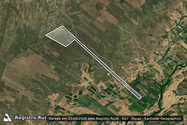 Imagem de satélite de SÍTIO SÃO JOSE em SÃO JOÃO DO JAGUARIBE - CE