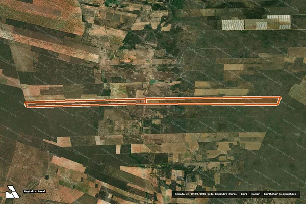 Imagem de satélite de FAZENDA SÃO JOSÉ DOS CAMPOS em TABULEIRO DO NORTE - CE