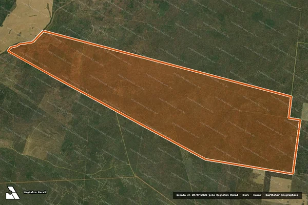 Imagem de satélite de FAZENDA SALGADO em TABULEIRO DO NORTE - CE
