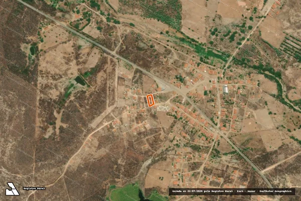 Imagem de satélite de Fazenda Ipueiras em CANINDÉ - CE