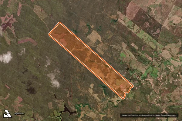 Imagem de satélite de Fazenda Castelo em QUIXERAMOBIM - CE