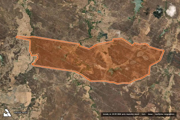 Imagem de satélite de Fazenda Riacho Dos Cavalos em CRATEÚS - CE
