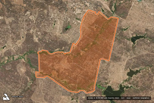 Imagem de satélite de FAZENDA INHARÊ em TAMBORIL - CE