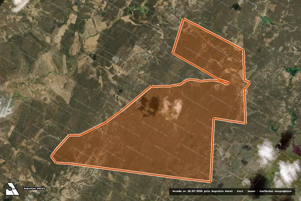Imagem de satélite de FAZENDA MONTE SIAO em BANABUIÚ - CE