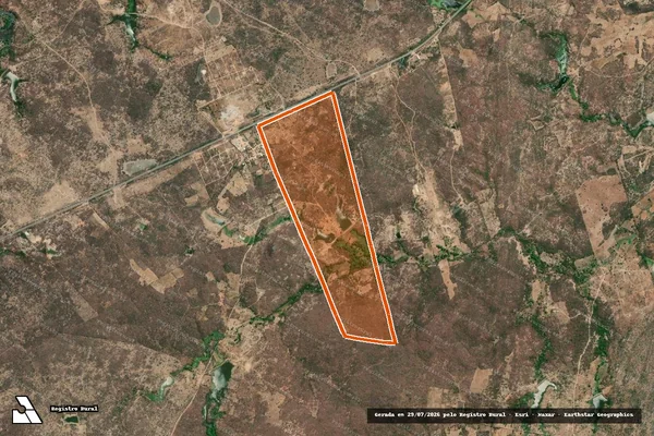 Imagem de satélite de FAZENDA VARZEA GRANDE em TAUÁ - CE