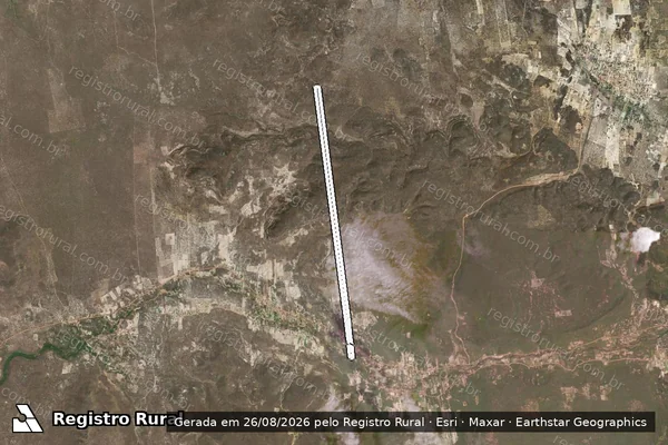 Imagem de satélite de Sitio Inhare em SÃO BENEDITO - CE