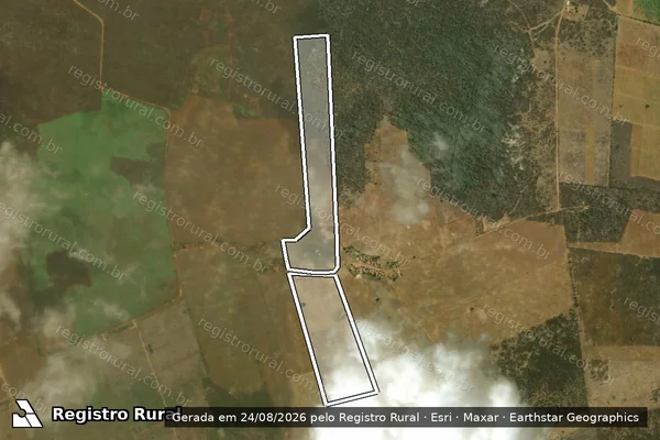 Imagem de satélite de SITIO LAGEDO em JAGUARUANA - CE