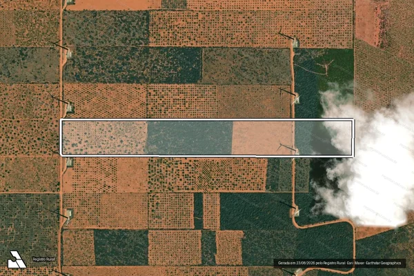 Imagem de satélite de VILA AMAZONAS - LOTE 08 em SERRA DO MEL - RN