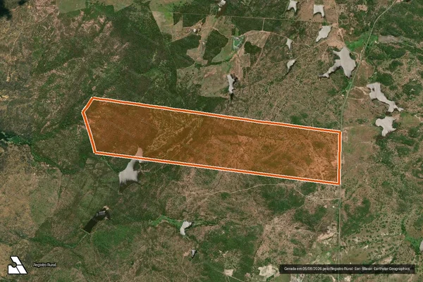 Imagem de satélite de Sitio Baixa Fria em CARAÚBAS - RN