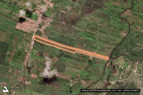 Imagem de satélite de Sacramentinho em IPANGUAÇU - RN