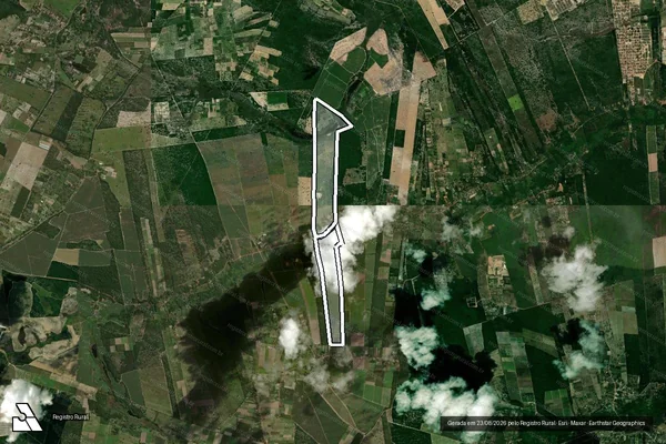 Imagem de satélite de Curralinho De Cima em MACAÍBA - RN